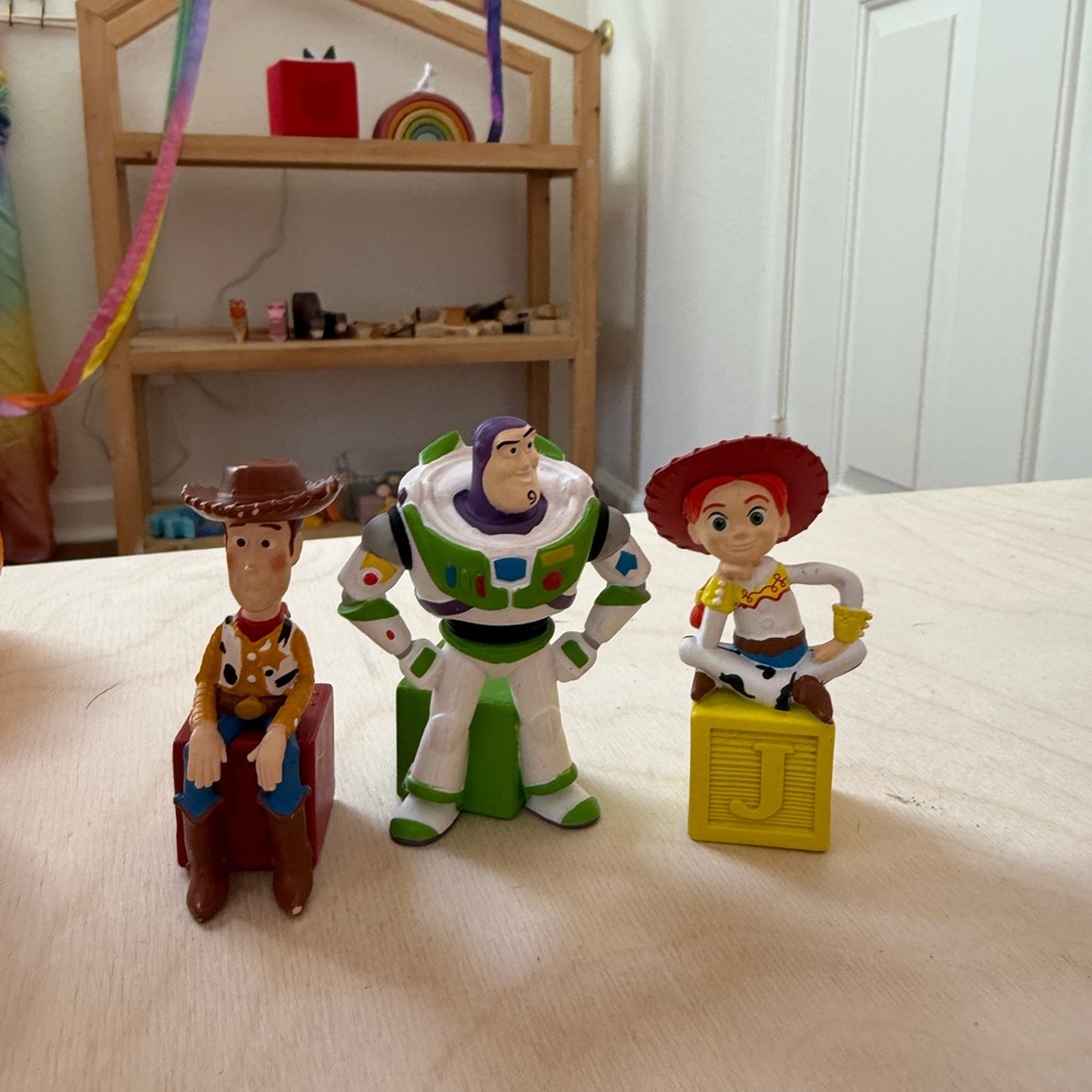 Disney Toy Story tonies box Figures Set - Woody, Buzz Lightyear, and Jessie